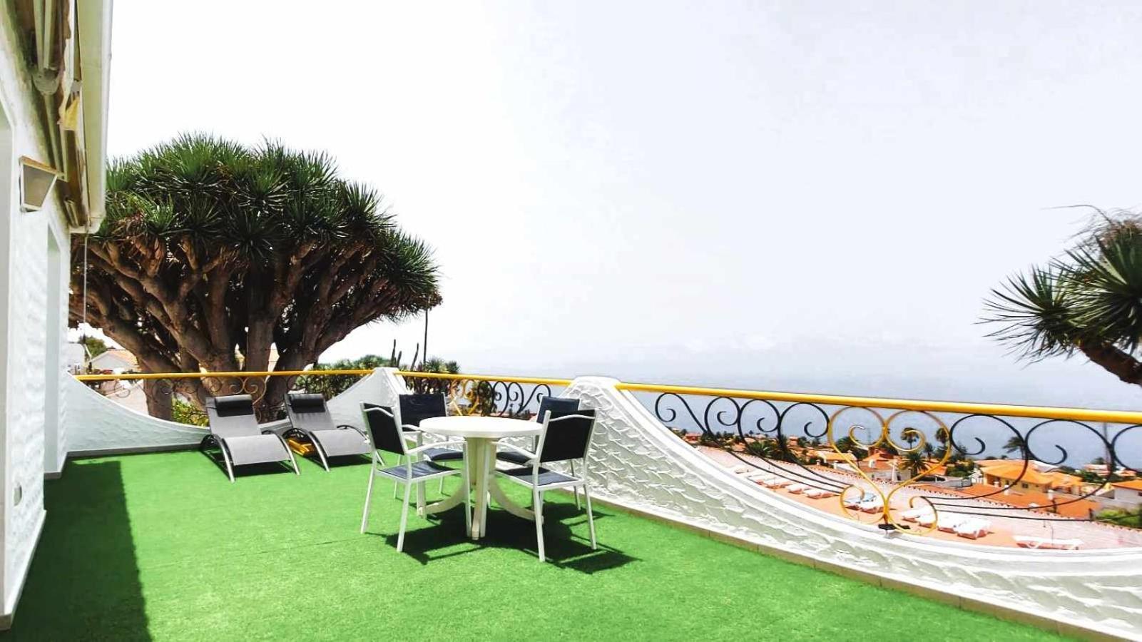 Acogedora Vivienda En Tenerife Con Vistas& Piscina Tacoronte Bagian luar foto